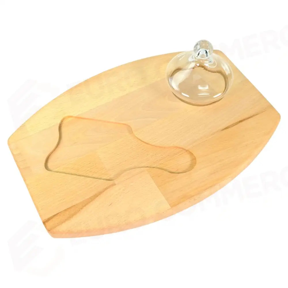 TAGLIERE TARTUFO CON CAMPANA VETRO 34X24 CM 4535/4536 CALDER - 7190088 - MEDRI