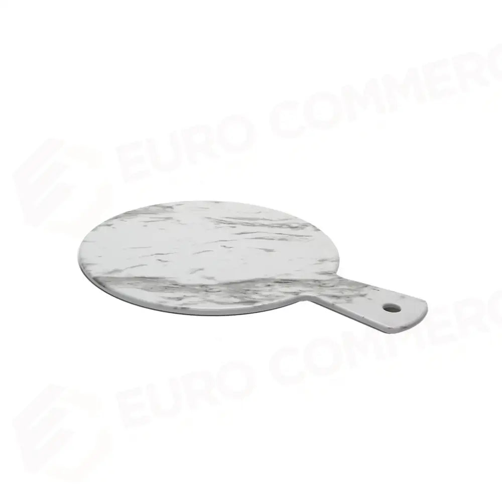 TAGLIERE TONDO CON MANICO 32 CM MELAMINA MARMO YML18634 MEDRI - 13170145 - MEDRI