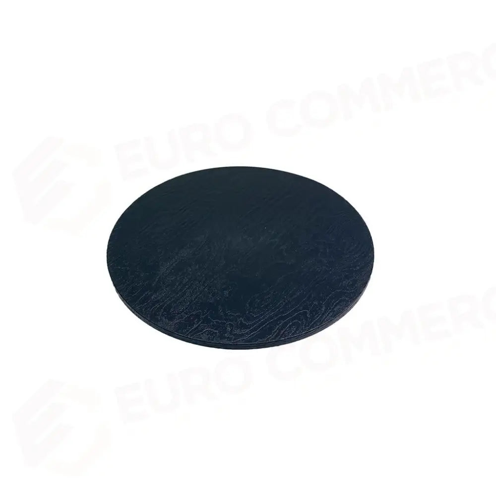 TAGLIERE TONDO EFFETTO LEGNO 25 CM NERO BUFFET 7446 MC - 20140015 - MEDRI
