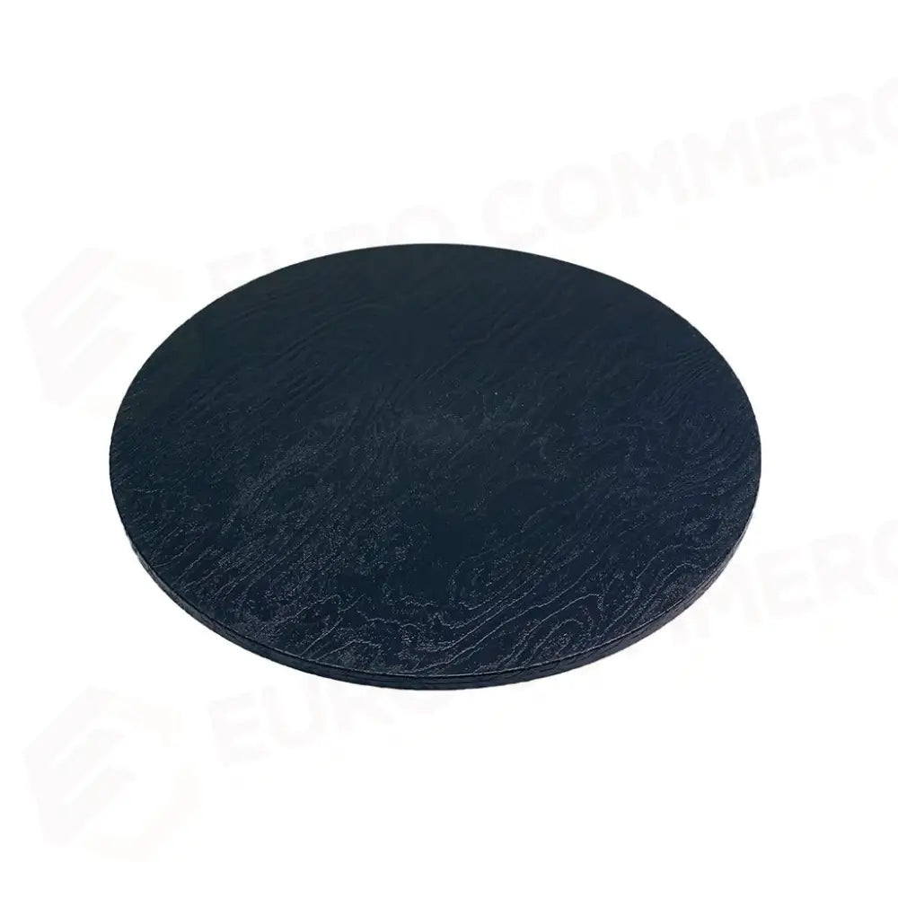 TAGLIERE TONDO EFFETTO LEGNO 50 CM NERO BUFFET 7613 MC - 20140018 - MEDRI