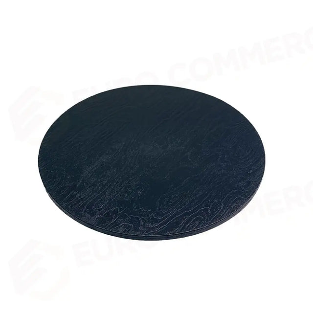 TAGLIERE TONDO EFFETTO LEGNO 50 CM NERO BUFFET 7613 MC - 20140018 - MEDRI