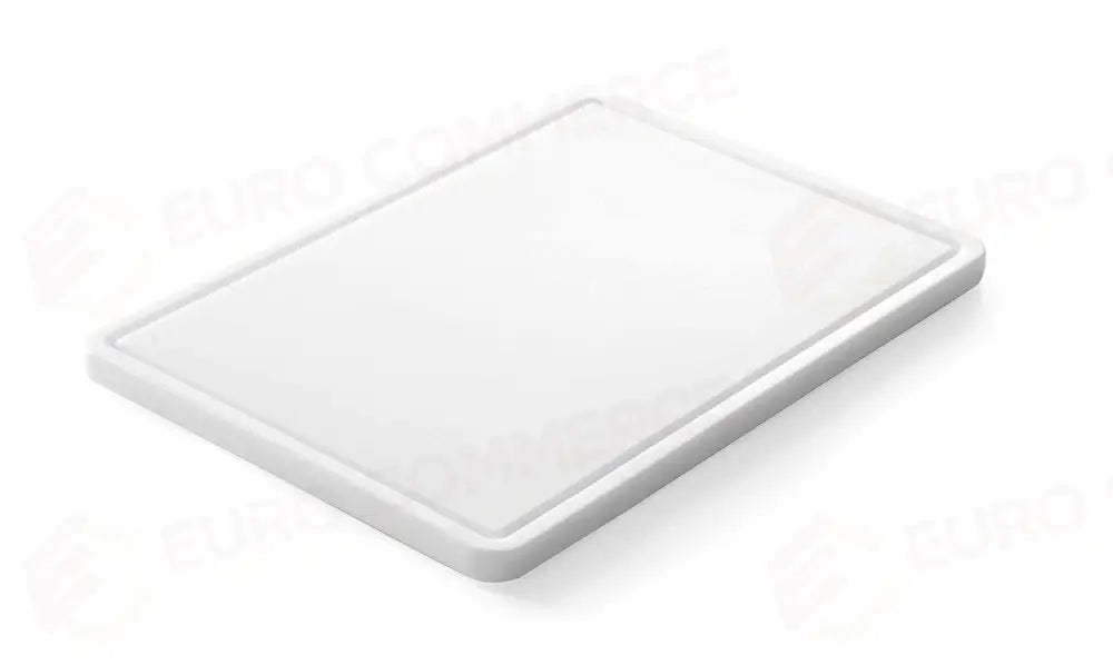 TAGLIERE UNIVERSALE CON SCANALATURA. BIANCO 355X250X(H)15MM - HENDI
