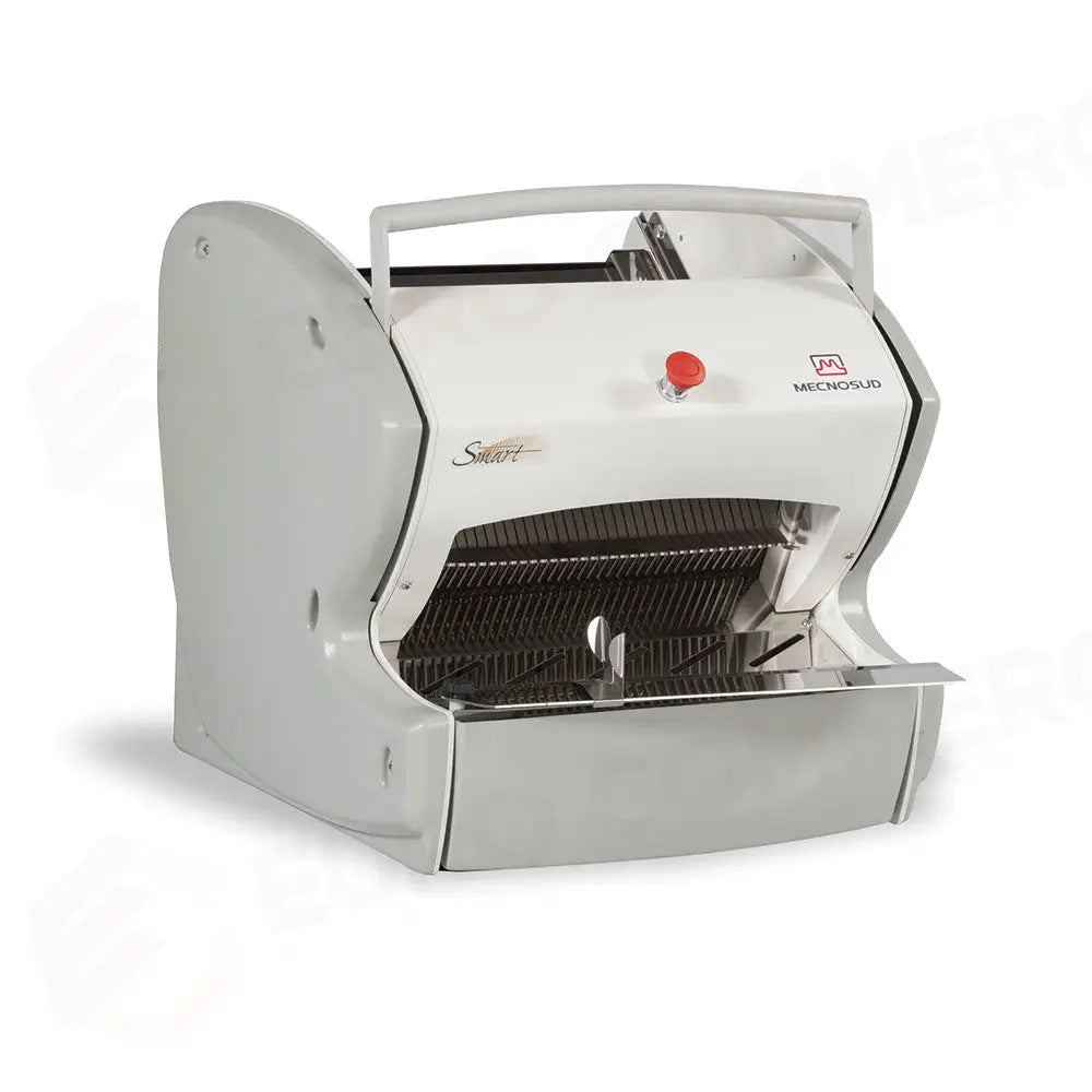 TAGLIERINA DA BANCO SEMIAUTOMATICA PER PANE IN V. 400/50/3 - LARGHEZZA DI TAGLIO 42MM - KG - SMA42 - MECNOSUD