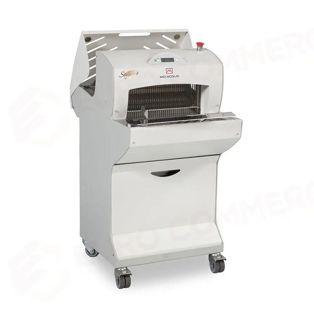 TAGLIERINA DA PAVIMENTO AUTOMATICA PER PANE IN V. 400/50/3 - LARGHEZZA DI TAGLIO 52MM - KG - STY52+ - MECNOSUD