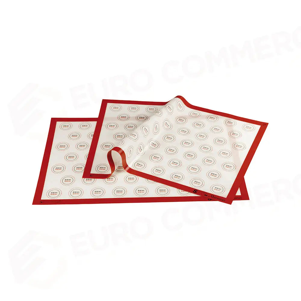 TAPPETINO ANTIADERENTE IN SILICONE PER MACARON 585 X 385 MM - SPV64MACARONS - PAVONI ITALIA - ATTREZZATURA PROFESSIONALE