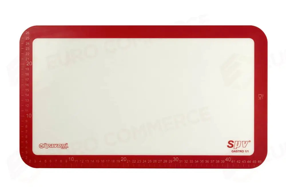 TAPPETINO IN SILICONE MICROFORATO CON ANGOLI ARROTONDATI PER TEGLIE GASTRONORM 1/1 - MM - SPVGASTRO1-1 - PAVONI ITALIA