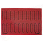 TAPPETINO MICROFORATO ÉCLAIR 600 X 400 MM - 20 IMPRONTE 125 X 25 MM - ECL20 - PAVONI ITALIA - PIASTRE E STAMPI