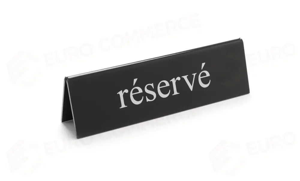 TARGHETTA RISERVATO RÉSERVÉ 130X30X(H)38MM - HENDI