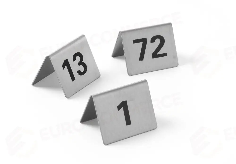 TARGHETTE NUMERAZIONE TAVOLI HENDI NUMERO 37-48 50X35X(H)40MM - 663875