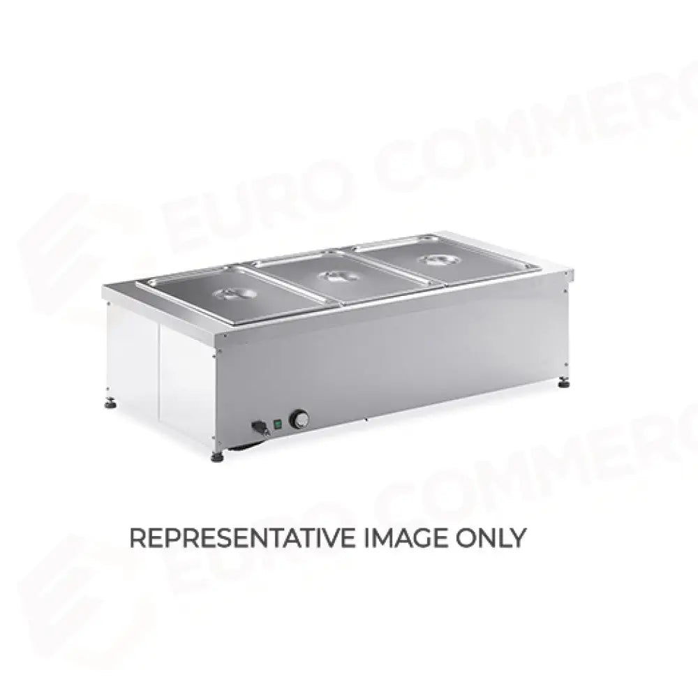 TAVOLA CALDA DA BANCO 4XGN 1/1 BAGNOMARIA - 9521 - METALCARRELLI - CARRELLI