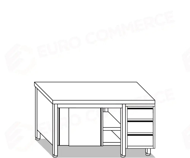 TAVOLI ARMADI EUR TAVOLI ARMADIATI E ATTREZZATURE PROFESSIONALI RISTORAZIONE - V04001, V04101 - MITTEL