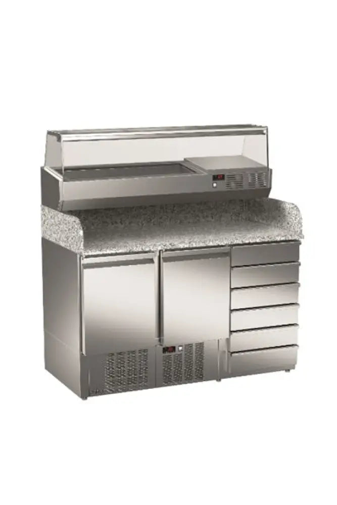 TAVOLI PREPARAZIONE CON PIANO LAVORO INOX – SALADETTE A-ECTPZ - ASPES PROFESSIONAL - ATTREZZATURA