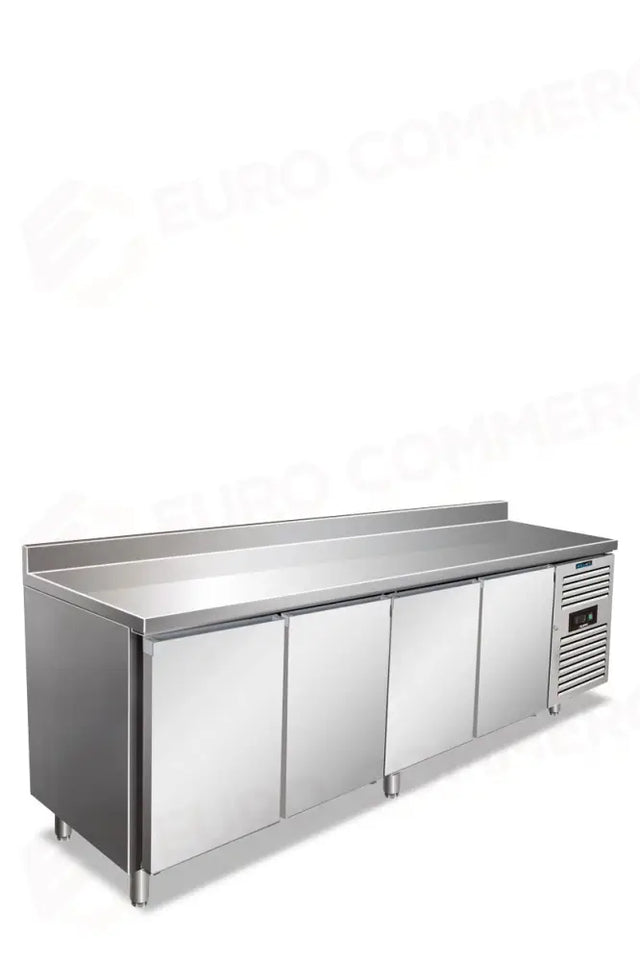 TABLES RÉFRIGÉRÉES VENTILÉES, 4 PORTES - -2 °C / +8 °C - SNACK 4200 TNF AVEC DOSSERET - KLIMAITALIA