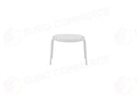 TAVOLINO BALCONY SET VALENCIA IN POLIPROPILENE CON FIBRA DI VETRO - BIANCO