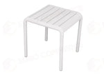 TAVOLINO IN POLIPROPILENE CON FIBRA DI VETRO 45×45 - BIANCO