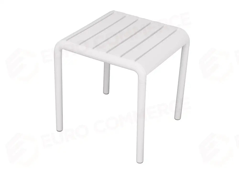 TAVOLINO IN POLIPROPILENE CON FIBRA DI VETRO 45×45 - BIANCO