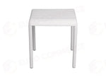TAVOLINO IN POLIPROPILENE CON FIBRA DI VETRO 45×45 - BIANCO