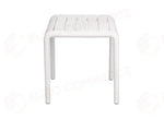 TAVOLINO IN POLIPROPILENE CON FIBRA DI VETRO 45×45 - BIANCO
