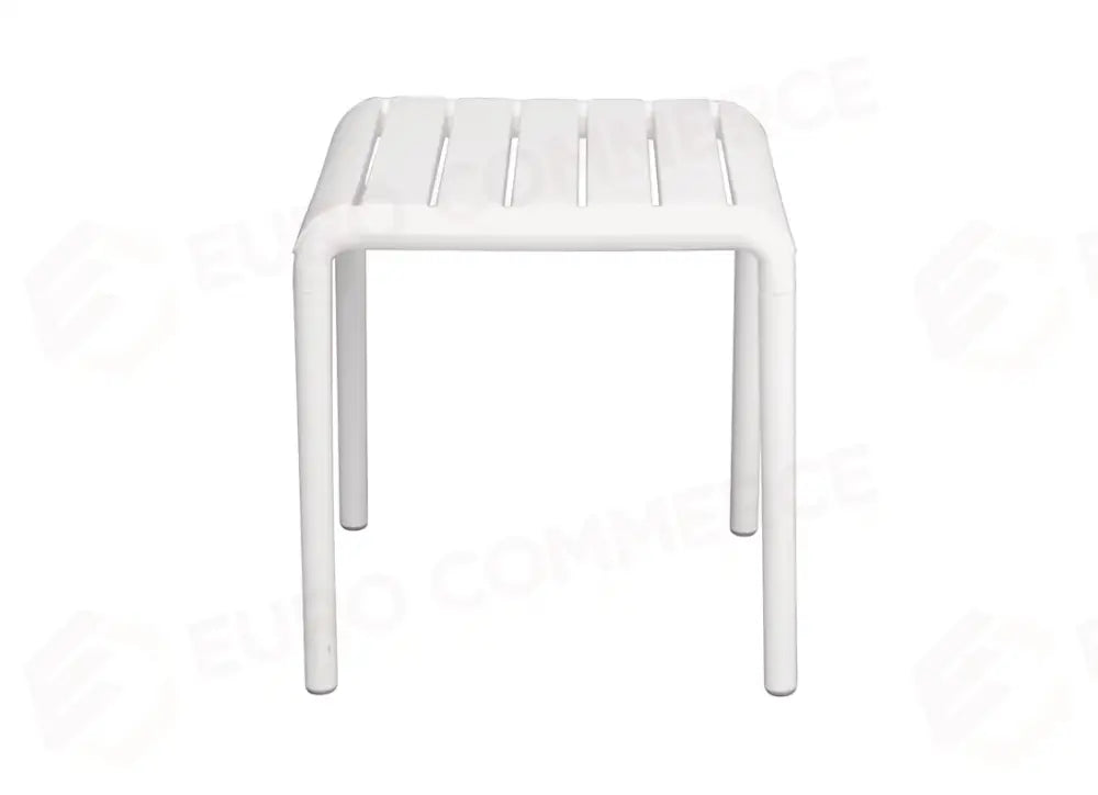 TAVOLINO IN POLIPROPILENE CON FIBRA DI VETRO 45×45 - BIANCO