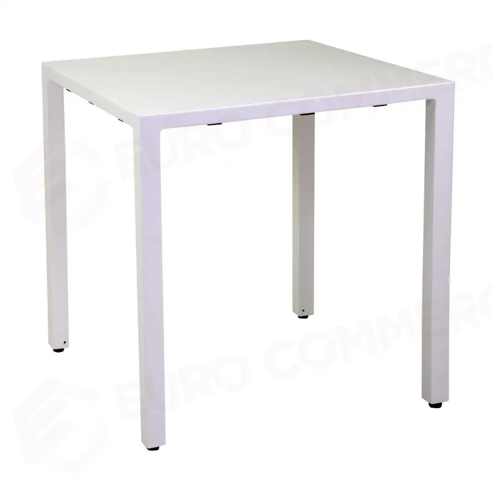 TAVOLO ALLUMINIO REGOLABILE ALMA BIANCOQUADRO CM70X70H75 - 6464620000 - VACCHETTI