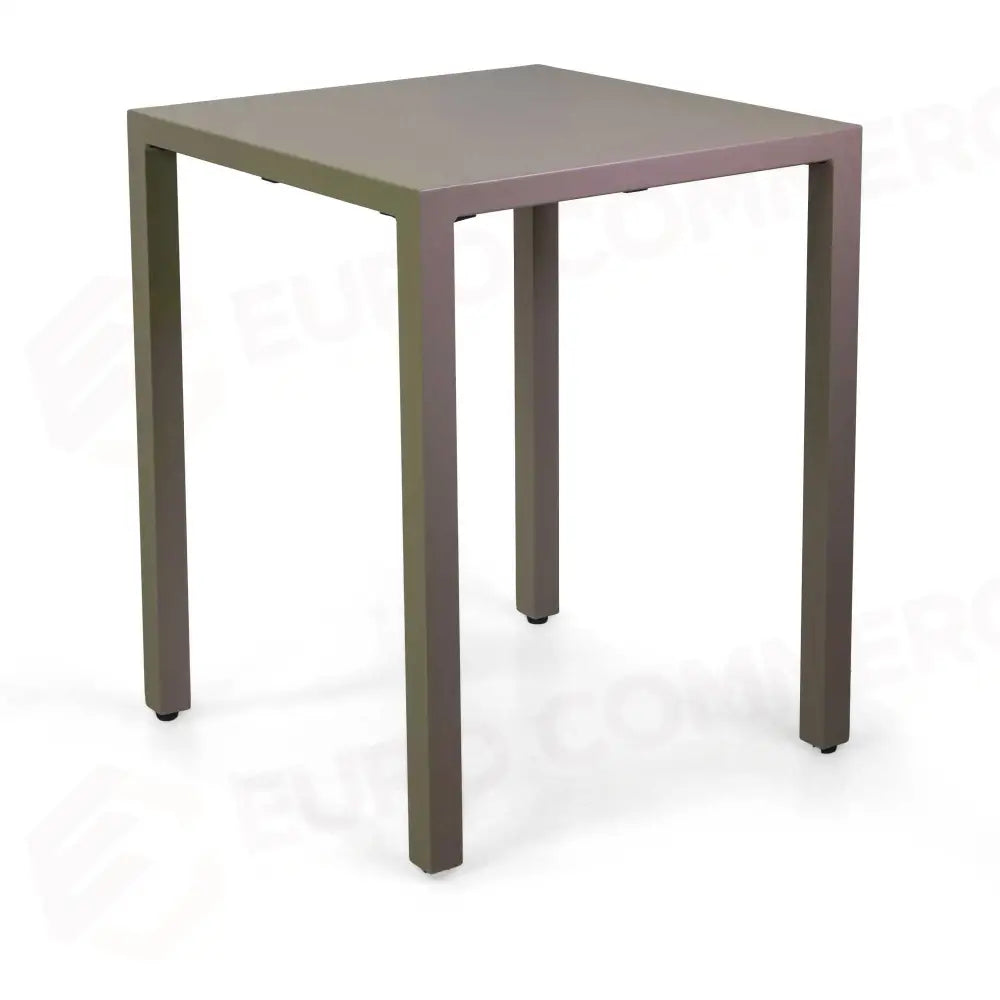 TAVOLO ALLUMINIO REGOLABILE ALMA TORTORA QUADRO CM60X60H75 - 6469290000 - VACCHETTI