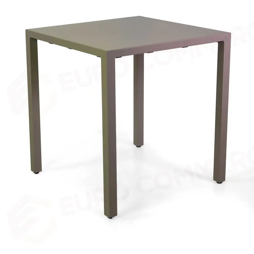 TAVOLO ALLUMINIO REGOLABILE ALMA TORTORA QUADRO CM70X70H75 - 6469300000 - VACCHETTI