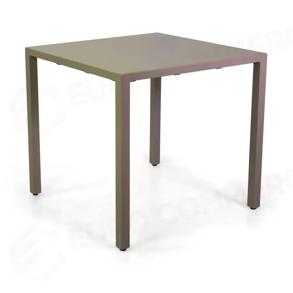 TAVOLO ALLUMINIO REGOLABILE ALMA TORTORA QUADRO CM80X80H75 - 6469310000 - VACCHETTI