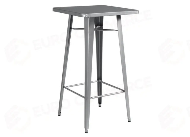 TAVOLO ALTO IN LAMIERA 60×60 - SILVER BT12G - GREENWOOD
