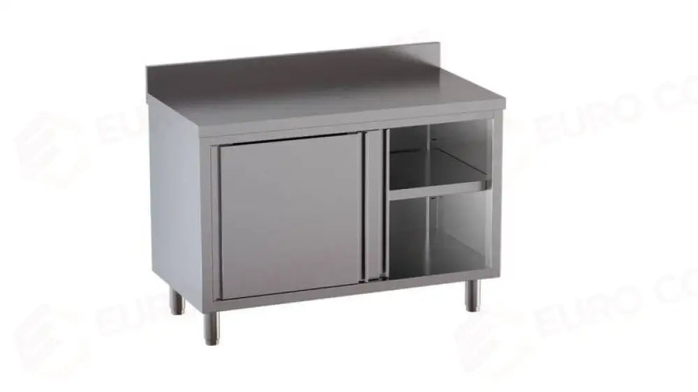 TAVOLO ARMADIATO 1200X700X950 CON ALZATINA - TVA127A - KAREL - Attrezzatura