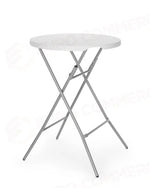 TAVOLO BAR AMERBOX CARICO MASSIMO 80 KG. BIANCO Ø800X(H)1100MM - 810958