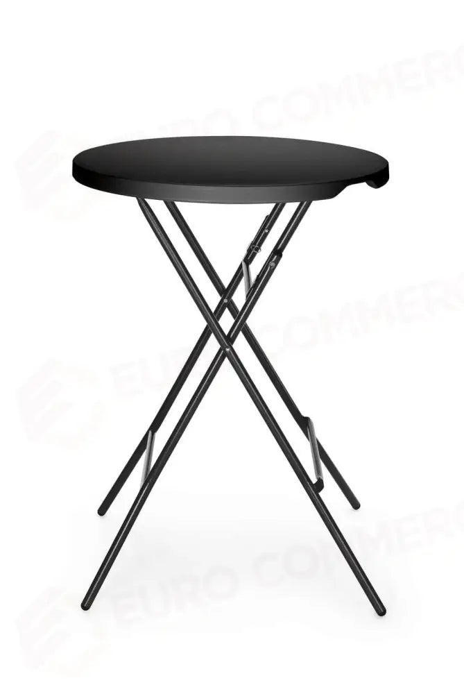 TAVOLO BAR AMERBOX NERO Ø800X(H)1100MM - HENDI