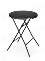 TAVOLO BAR AMERBOX NERO Ø800X(H)1100MM ROTONDO - 811047