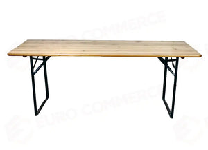 TAVOLO BIRRERIA IN LEGNO 220×80
