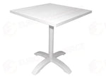 TAVOLO CALIPSO IN ALLUMINIO 70×70 - BIANCO