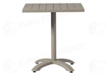TAVOLO CALIPSO IN ALLUMINIO 70×70 - TORTORA