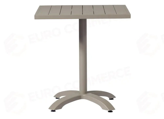 TAVOLO CALIPSO IN ALLUMINIO 70×70 - TORTORA TC22T - GREENWOOD