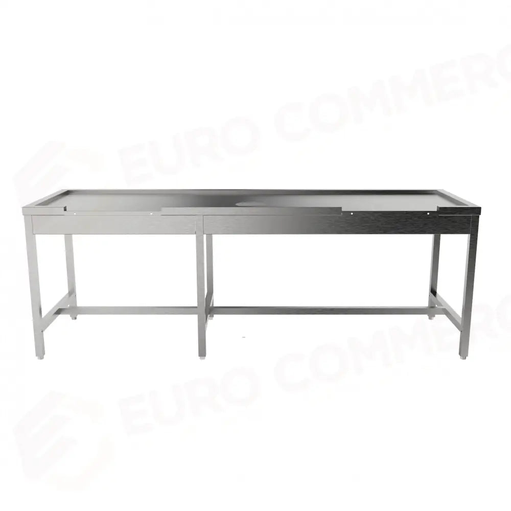 TAVOLO CON SBARAZZO MDDI-2368 DX/SX (2368 X 800 850 MM) - 5712212 - SAMMIC