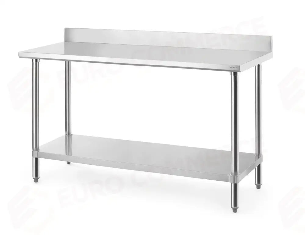 TAVOLO DA LAVORO CON ALZATINA PARASCHIZZI BUDGET LINE 1600X600X(H)950MM - HENDI