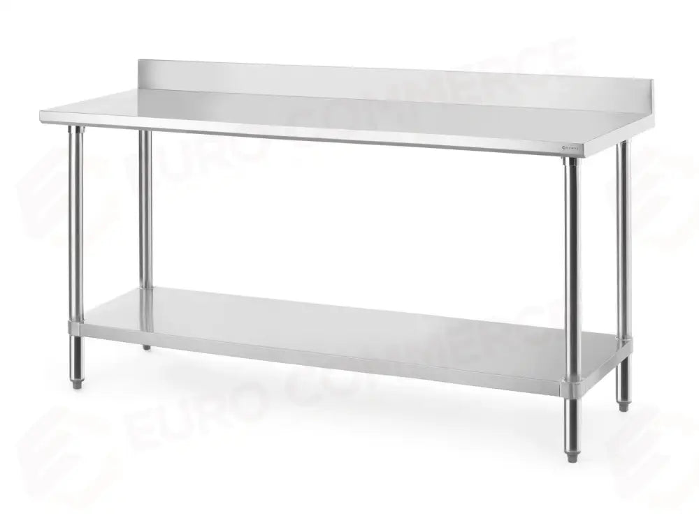 TAVOLO DA LAVORO CON ALZATINA PARASCHIZZI BUDGET LINE 1800X600X(H)950MM - HENDI