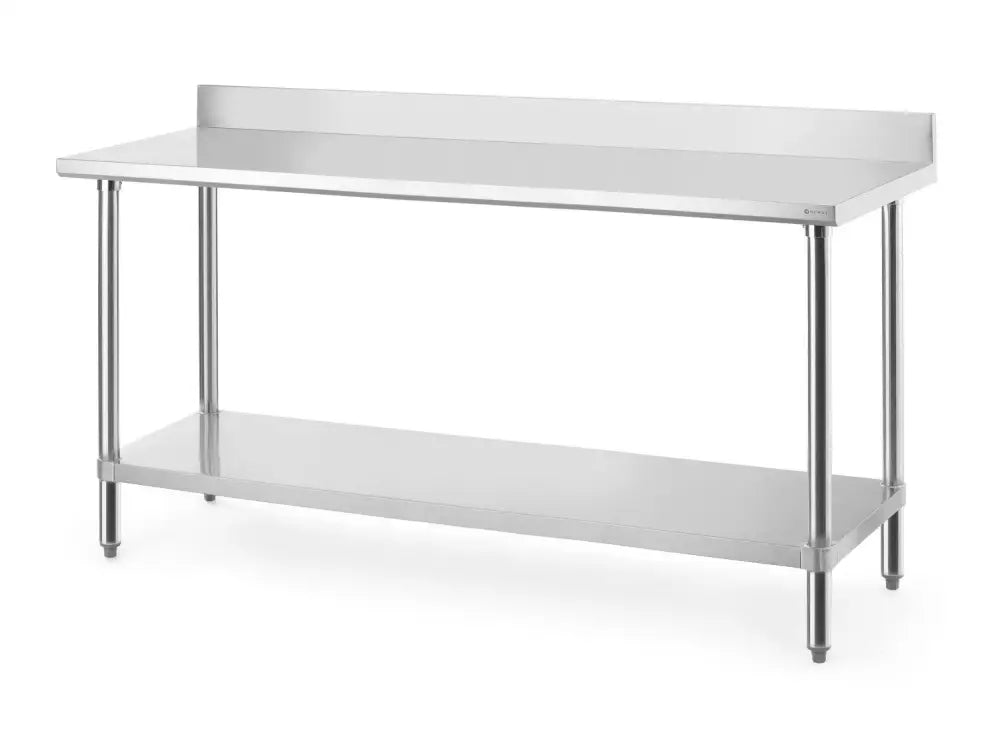TAVOLO DA LAVORO CON ALZATINA PARASCHIZZI BUDGET LINE 1800X600X(H)950MM - HENDI