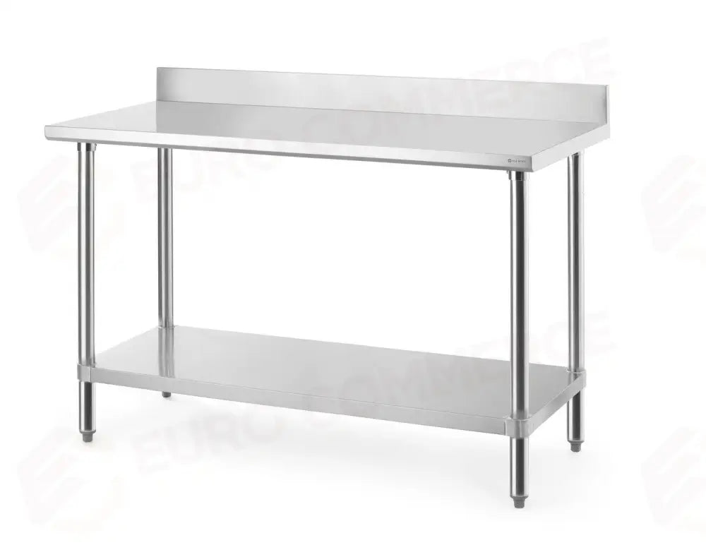 TAVOLO DA LAVORO CON ALZATINA PARASCHIZZI BUDGET LINE 1400X600X(H)950MM - HENDI