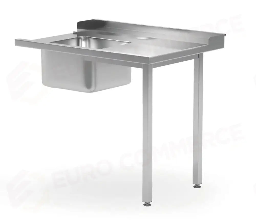 TAVOLO DI CARICO CON LAVABO PER LAVASTOVIGLIE. LATO DESTRO 1200X700X(H)850MM - HENDI