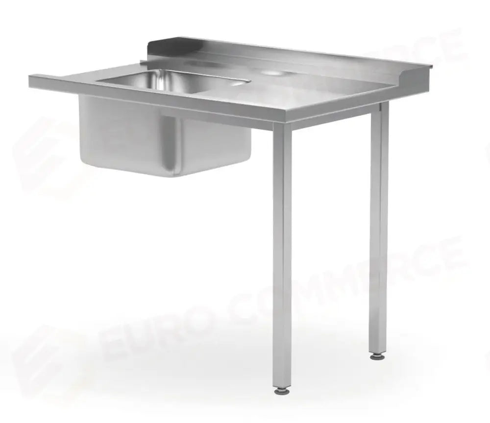 TAVOLO DI CARICO CON LAVABO PER LAVASTOVIGLIE. LATO SINISTRO 1200X700X(H)850MM - HENDI
