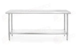TAVOLO DI LAVORO CENTRALE HENDI BUDGET LINE 1200X600X(H)850MM - 812457
