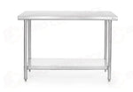 TAVOLO DI LAVORO CENTRALE HENDI BUDGET LINE 1200X600X(H)850MM - 812457