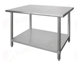TAVOLO DI LAVORO CENTRALE HENDI BUDGET LINE 1600X600X(H)850MM - 812471