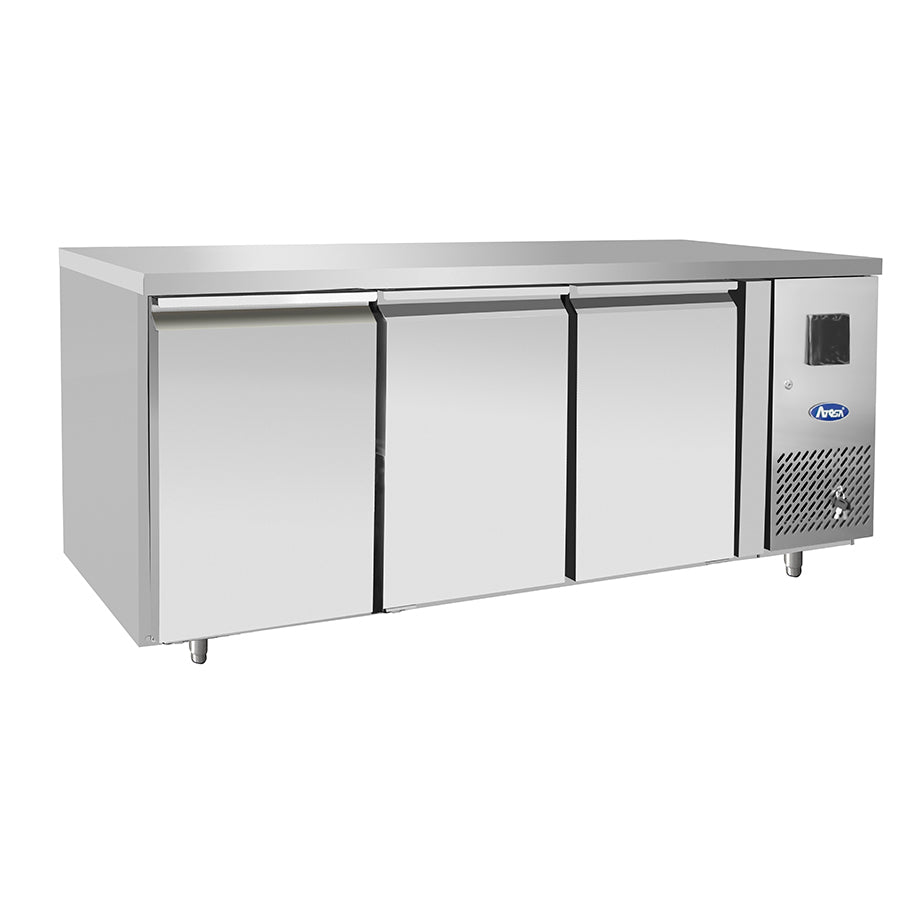 TAVOLO FREEZER 600 BT 3 PORTE - EPF3471-GR-SB-304T - ATOSA