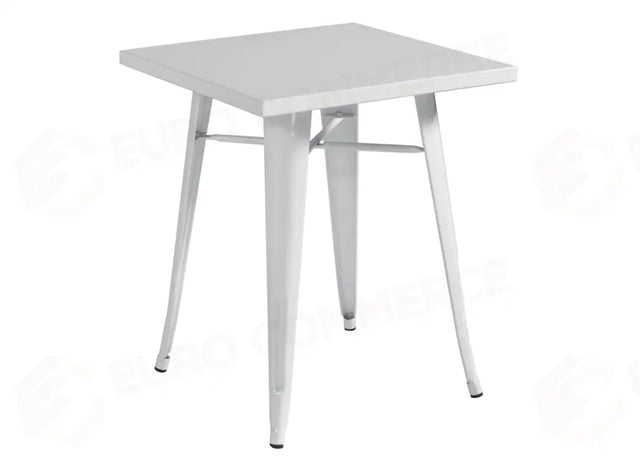 TAVOLO IN LAMIERA 60×60 - AVORIO TC41A - GREENWOOD