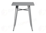 TAVOLO IN LAMIERA 60×60 - SILVER