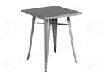 TAVOLO IN LAMIERA 60×60 - SILVER